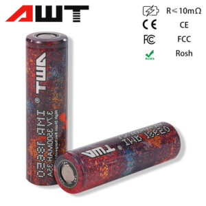 China Made AWT 18650 Battery 3.7v 2000mah Li-ion Rechargeable 3000mah 3500mah 3500mah High Rate Cell Lithium Ion (复制)