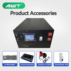 Poland Stock 16S 48V Stackable DIY Box Kits with JK-PB2A16S20P V19 200A Suit 280ah 302ah 314ah Energy Storage System Metal Box